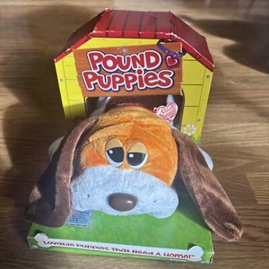 Hasbro 2014 Pound Puppies Puppy Brown Orange White 13" Plush Beagle HTF New - Picture 1 of 3