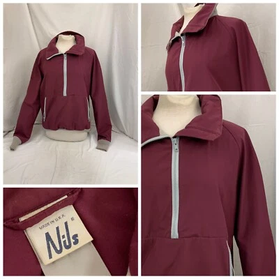 Chaqueta Pullover de Esquí Nils L Mujer Púrpura 1/4 Cremallera Poli Algodón Forrada Como Nueva YGI P2-453 Foto 1 de 4