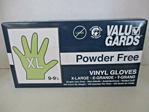 Guantes Valu Gards, de un solo uso, sin polvo, sin látex, talla XL - Imagen 1 de 4