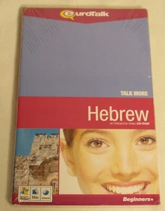EuroTalk Interactive Talk More, Hebrew & English Edition CD-ROM & Book - NEW - Imagen 1 de 5
