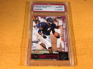 C3-82 FOOTBALL CARD - THOMAS JONES CARDINALS ROOKIE - 2000 PACIFIC - GRADE 8 - Bild 1 von 7