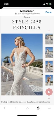 Casablanca Nupcial Priscilla 2458 Talla 16 Foto 1 de 4