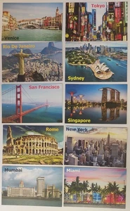 Memory Card Game Cities Of The World For Kids & Adults Cards Matching Game - Picture 1 of 7