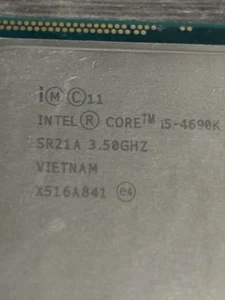 Intel Quad-Core i5-4690K - 3.5GHz Quad-Core used - Picture 1 of 1