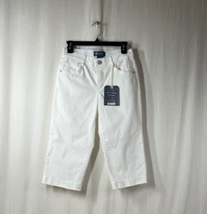 Neu mit Etikett Democracy Damen-Caprihose "Ab" Solution Skimmer weiß - Größe 4 - Bild 1 von 5