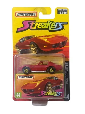 Matchbox STREAKERS 1976 C3 #44 Chevy Chevrolet Corvette Diecast Car 1:64 Foto 1 de 4