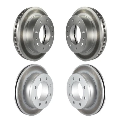 Rotores de freno silenciosos delanteros traseros para GMC Sierra 2500 HD Classic 2007 recubiertos oe99 Foto 1 de 4