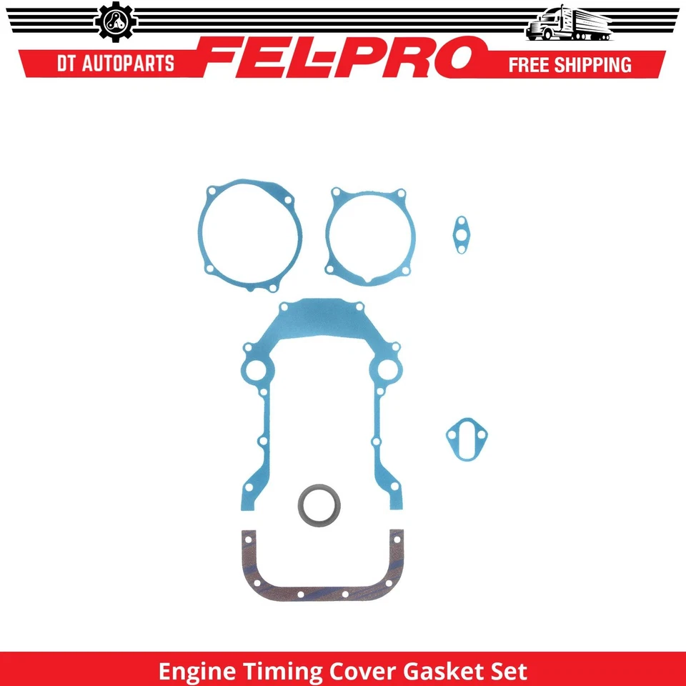 Juego de juntas de cubierta de distribución de motor Fel-Pro 1955 para Ford Country Sedán 1954-1962 Foto 1 de 1