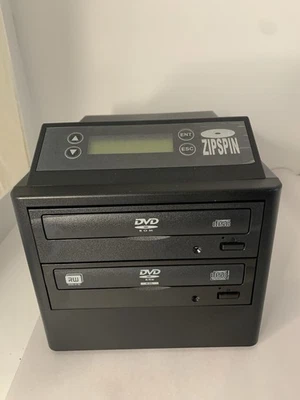 ZipSpin D121-L-S C-121-PRO CD/DVD Disc Multi-Duplicator, Burner, Recorder - Image 1 of 4
