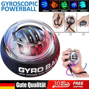 LED Handgelenk Ball Gyroscopic Powerball Autostart Fitnessgeräte - Bild 1 von 10