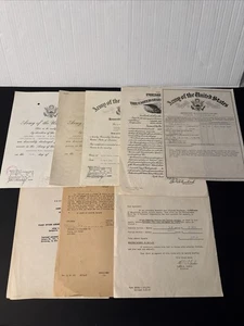 Archivo de oficiales de las Fuerzas Aéreas del Ejército de los Estados Unidos de la Segunda Guerra Mundial-Alexander Pegon Jr-8 documentos 1944-1950 - Imagen 1 de 15