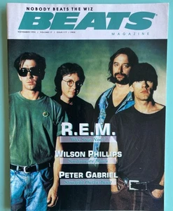BEATS Magazine NOBODY BEATS THE WIZ R.E.M. - WILSON PHILLIPS - Nov 1992 Wrinkled - Foto 1 di 6