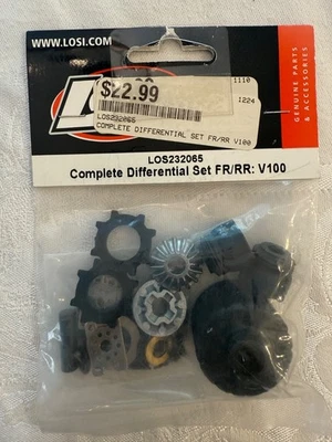 Losi LOS232065 Complete Differential Set Front or Rear V100 - Image 1 of 2