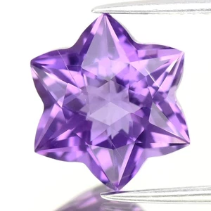 💎 Amatista púrpura natural corte rosa elegante de 4,44 quilates VS - sin calefacción, gema de Uruguay - Imagen 1 de 4