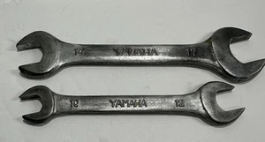 Lot Of 2 Vintage Yamaha OEM Motorcycle 14mm/17mm & 8mm/10mm Wrenches - Picture 1 of 4