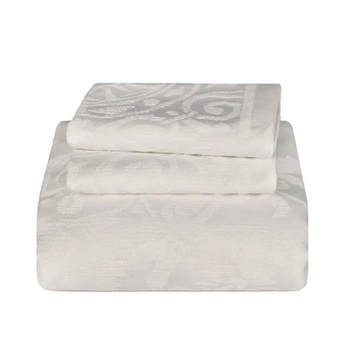 Adalie Lightweight Cotton Blend Jacquard Traditional Medallion Bedspread Set - Image 1 of 3