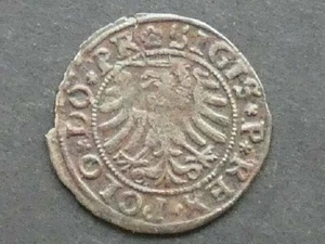 w277. Polonia (Elbing), Segismundo I Stary, Schilling, 1531. - Imagen 1 de 2