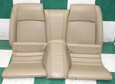 *STAINS* 11' Jaguar XK Convertible Tan Leather Rear Second 2nd Row Backseat Seat Foto 1 de 4