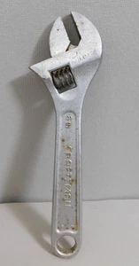 CRAFTSMAN 6" Inch VS 150mm Adjustable Wrench Satin 44602 WF Made in USA Vintage - Picture 1 of 14