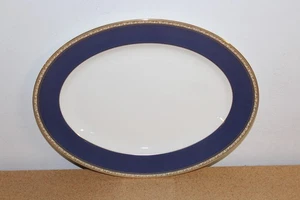 Wedgwood Bone China Made in England piatto da portata ovale rococò 15 1/2" come nuovo - Foto 1 di 3