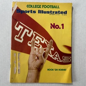 Sports Illustrated Sept 10 1973 College Football TEXAS HORNS No. 1๐๐ฅ - Picture 1 of 2
