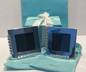 2 Tiffany & Co Paloma Picasso Sterling Silber Bilderrahmen Pro poliert - Bild 1 von 12