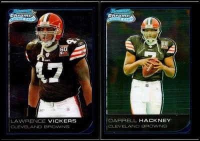 Bowman Chrome Cleveland Browns (2) Card Lot - Last Call – Scoop It Up Before ... - Image 1 of 2