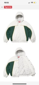 Supreme Studded Stadium Jacket - Size XL - White - Brand New - SS25 - Picture 1 of 8