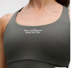 NWT Lululemon Size Large (XL) Energy Long Line Bra *Evolve Palm DECO Retails $68 - Picture 1 of 5