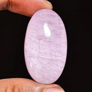 natural pink KUNZITE cabochon loose gemstone 58.15 Cts. (22x39x06 mm) oval shape - Picture 1 of 7