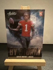 Xavier Worthy 2024 Panini Absolute Football By Storm Rookie Card RC #BS-XWY - Picture 1 of 2