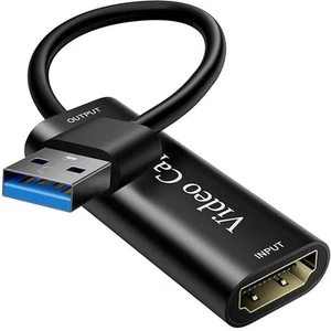 Video Capture Card 4K HDMI auf USB Capture Card, Full HD 1080P USB Capture AH - Bild 1 von 5