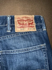 LEVIS 501 Herren Jeans Gr. 38, Länge 30 - Bild 1 von 3