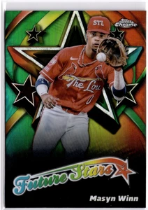 Masyn Winn 2025 Topps Chrome Future Stars #FS-14 St Louis Cardinals - Picture 1 of 2