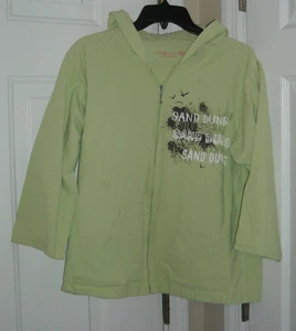 Fundy Resort, grüne Kapuzenjacke Baumwolle Damen Medium, guter Zustand - Bild 1 von 5