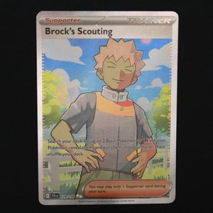 Brock's Scouting Journey Together Pokémon Holofoil ultra raro 179/159 casi nuevo - Imagen 1 de 6