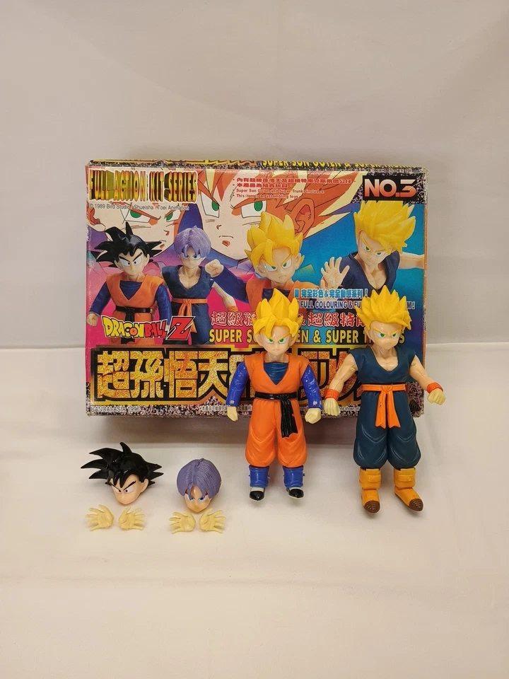Dragon Ball Z Action Kit Series No. 3 Super Goten & Super Trunks Bandai 1996 - Image 1 of 4