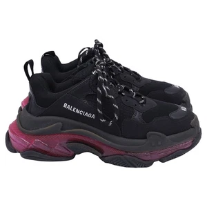 Balenciaga Triple S transparente Turnschuhe in und rosa Polyester Herren schwarz Größe 7 - Bild 1 von 9