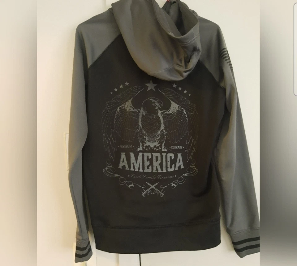 USCCA Women Zip Up Hoodie M America Patriotic 2A Firearms Tactical - Image 1 of 4