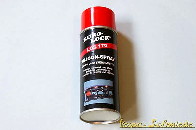 EURO-LOCK [1L/14,98€] Silikon-Spray 400ml - Roller Motorrad KFZ Auto Silicon Silikonspray