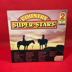 VARIOUS Country Super-Stars UK double vinyl LP Jim Reeves Don Gibson Hank Snow - Picture 1 of 7