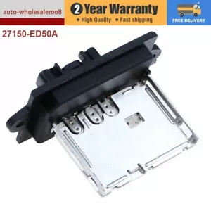 New Blower Motor Heater Fan Resistor For Nissan Versa Cube Tiida 27150-ED50A - Picture 1 of 7