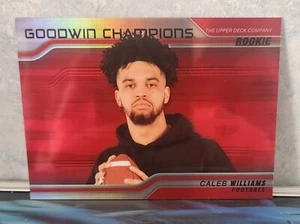 2023 Upper Deck Goodwin Champions #P62 Caleb Williams Rainbow Red - Picture 1 of 2