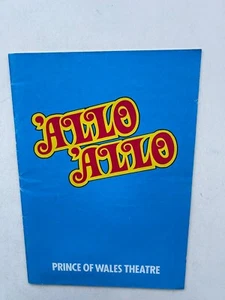 ALLO ALLO Theatre Programme GOTDON KAYE CARMEN SILVERA - Picture 1 of 2