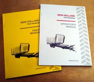 New Holland 1033 Stackliner Operator's AND Parts Manual Catalog Book - Picture 1 of 10