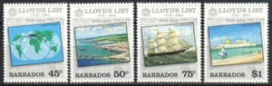 Barbados Stamp 627-630 - Lloyd's List - Picture 1 of 1