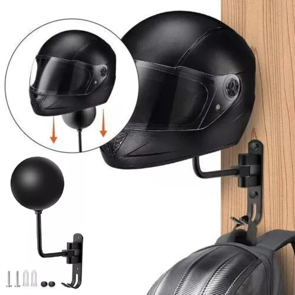 RRRRADIO Motorrad Helm Gestell Halter Mütze Displayständer Wandhalterung Hakenaufhänger~