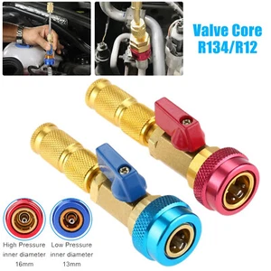 Car A/C R134-A R1234 YF Valve Core High Low Pressure Remover Install Tool H2Q5 - Picture 1 of 12