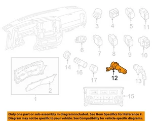 Used Ignition Switch fits: 2020 Nissan Nv 2500  Grade B - Picture 1 of 3