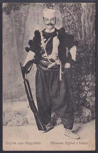 73302) AK Erinnerung an Albanien Elkassan Giytet in Tracht ca. 1910 - Picture 1 of 2